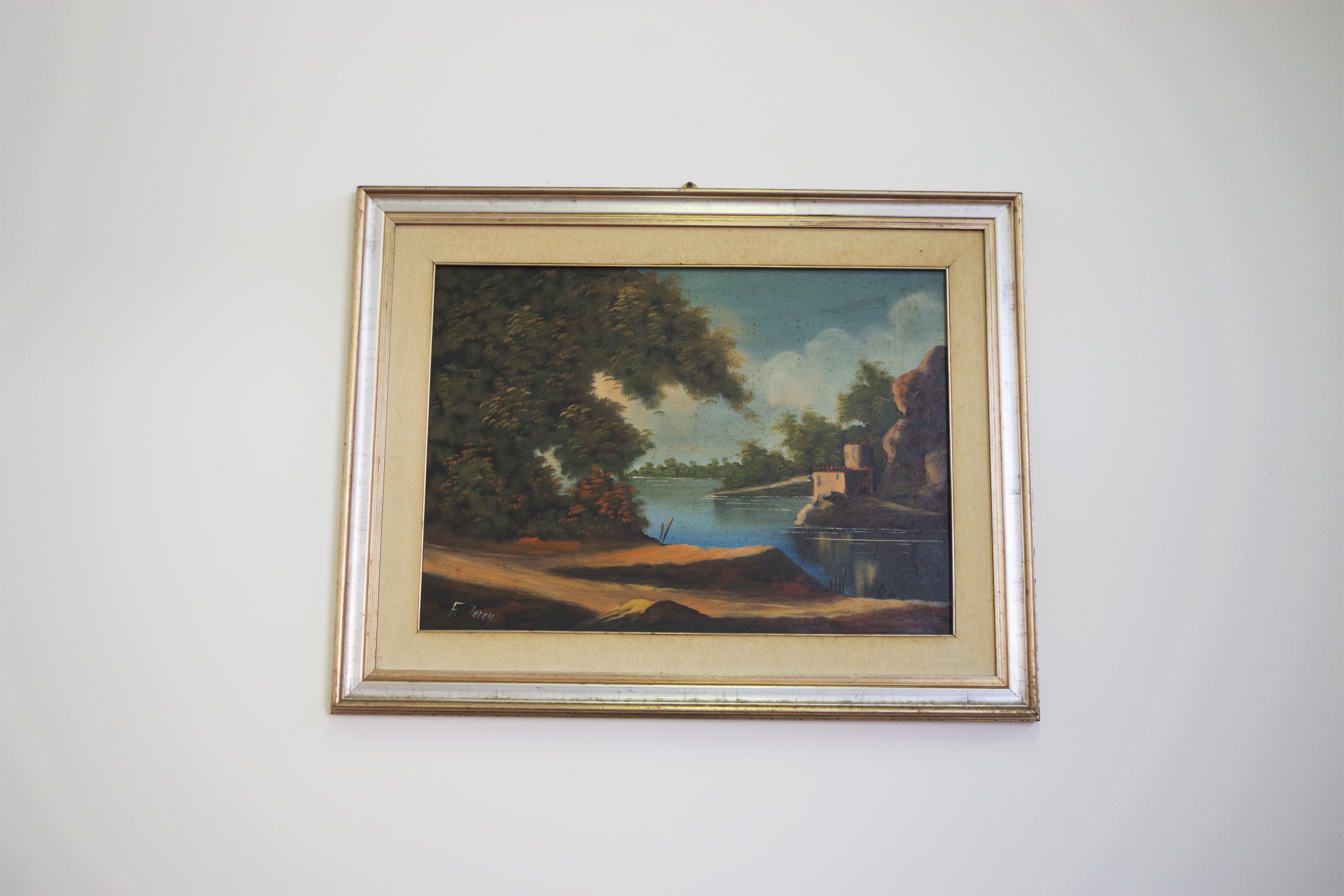 Oil painting on canvas, Francis Torry Brescia, 1977