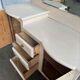 Vintage art deco furniture / make-up table / vanity cabinet