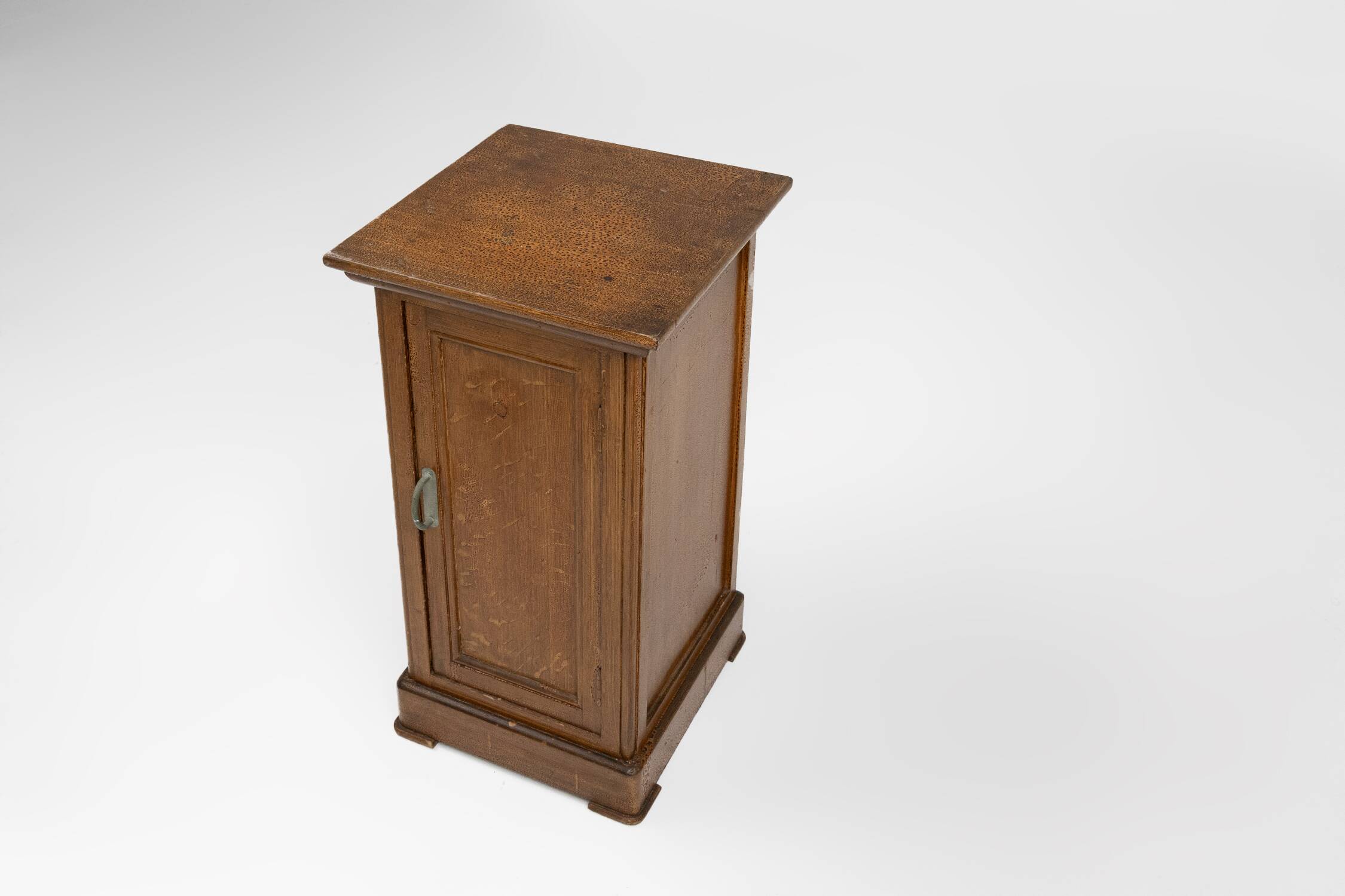 French Art Deco nightstand in varnished wood, ca. 1930