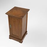 French Art Deco nightstand in varnished wood, ca. 1930