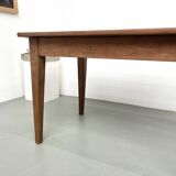 Solid walnut desk, 1950