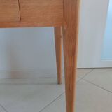 Raw wood desk, 1960s