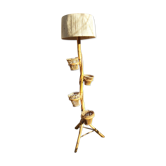 Vintage rattan lamppost
