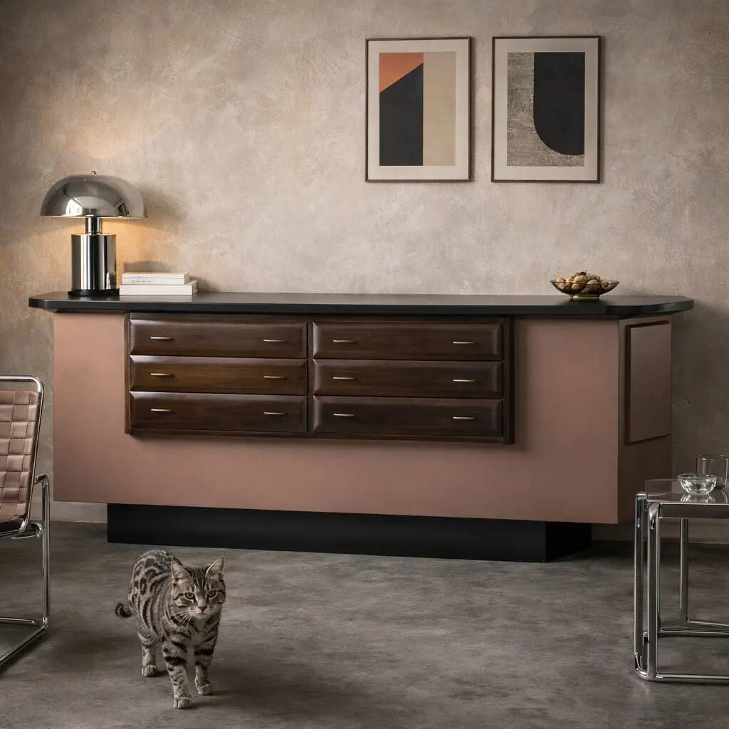 Bugnato furniture by Echo Di Mano in Mano, wood, Italy, 2000s.