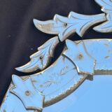 Venetian mirror, Murano glass 1950