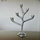 Modernist candle holder, free form, cast aluminum 70s