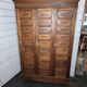 Old solid oak notary's cabinet