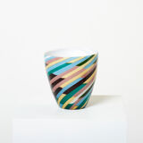 Laura de Santillana for Venini blown glass vase Klee 1984