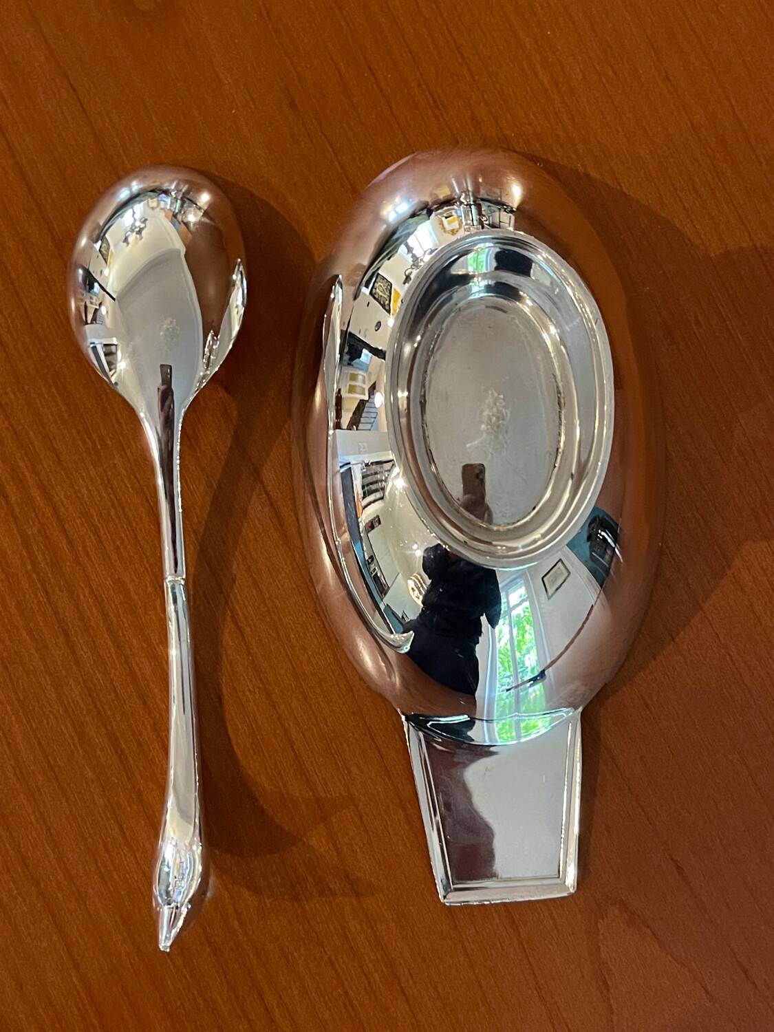 "Christofle, Gallia, 2 Swan Sauce Boats Christian Fjerdingstad