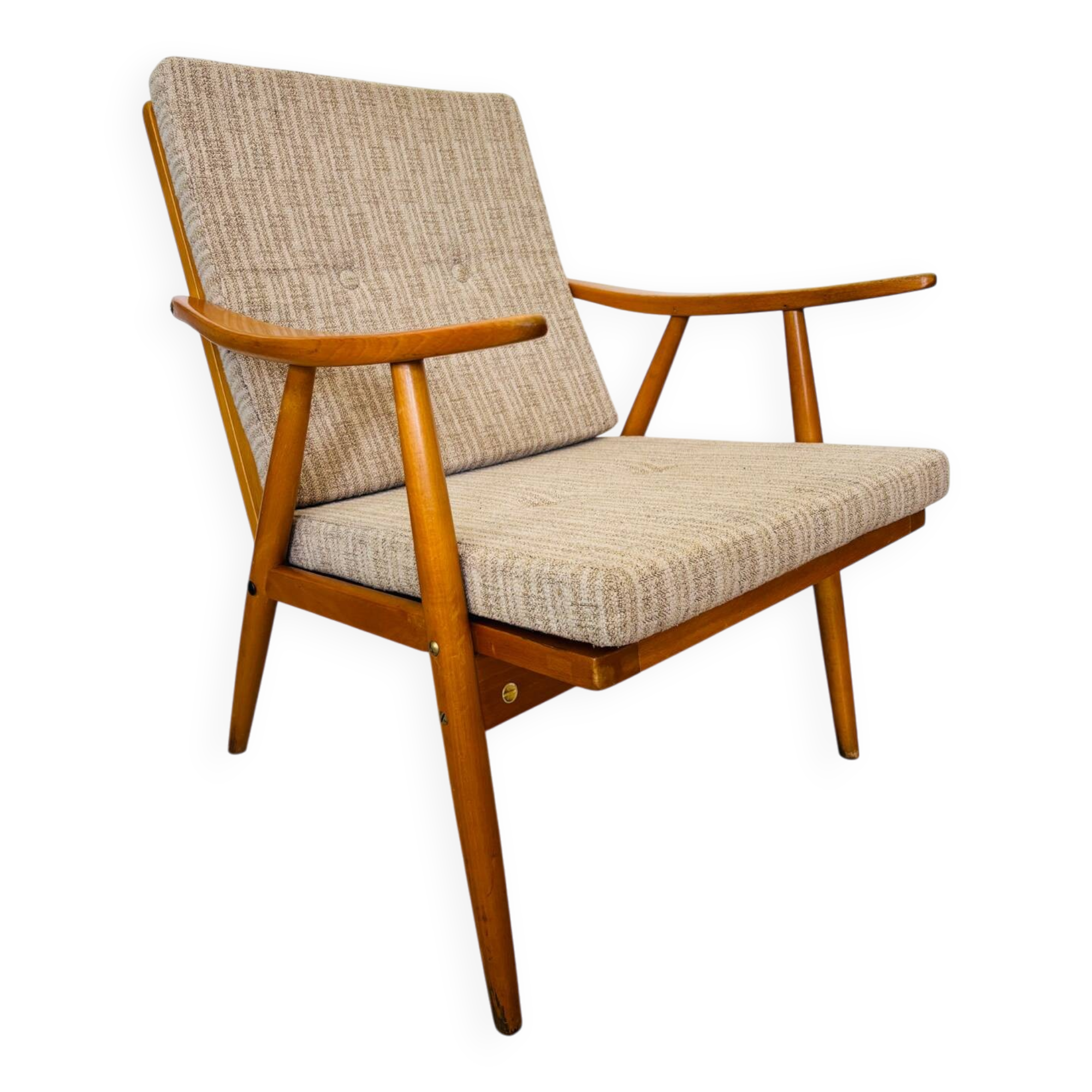 Vintage Lounge Armchair by Ton from Czechoslovakia 1979’s