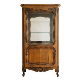 Louis XV silver display cabinet in wood
