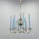 Art Deco Chandelier with Matching Sconces, Czechoslovakia 1930s