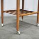 1960s Danish Modern Teak Serving Cart on Wheels