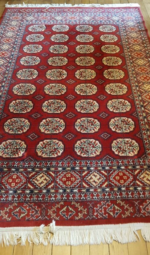 Mat pure wool oriental Red 145X240cm