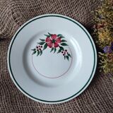 Ensemble de 6 Anciennes Assiettes à dessert  HBCM, modèle Simone