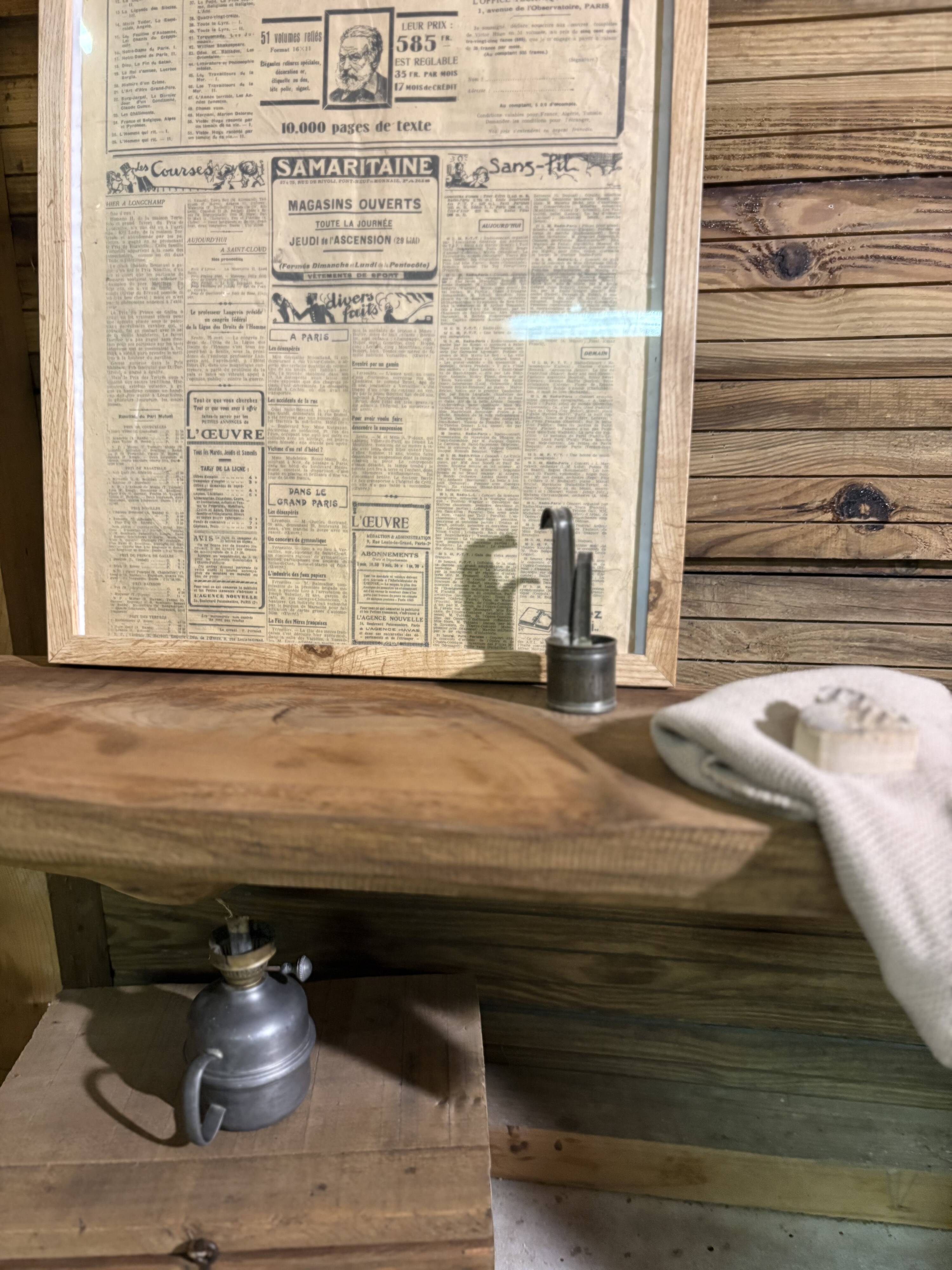 Old solid wood bench – country house spirit