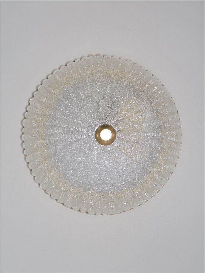 Bubbled glass ceiling lamp