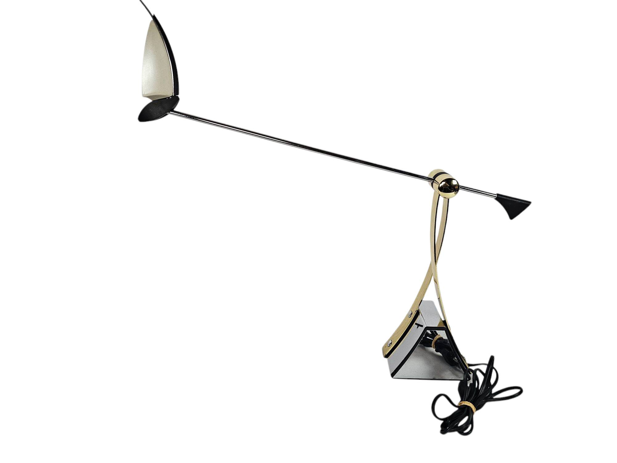 Brilliant-leuchten - table lamp - model 06248 - Memphis style - brass - 80s