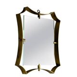 Italian Brass Mirror, 50s