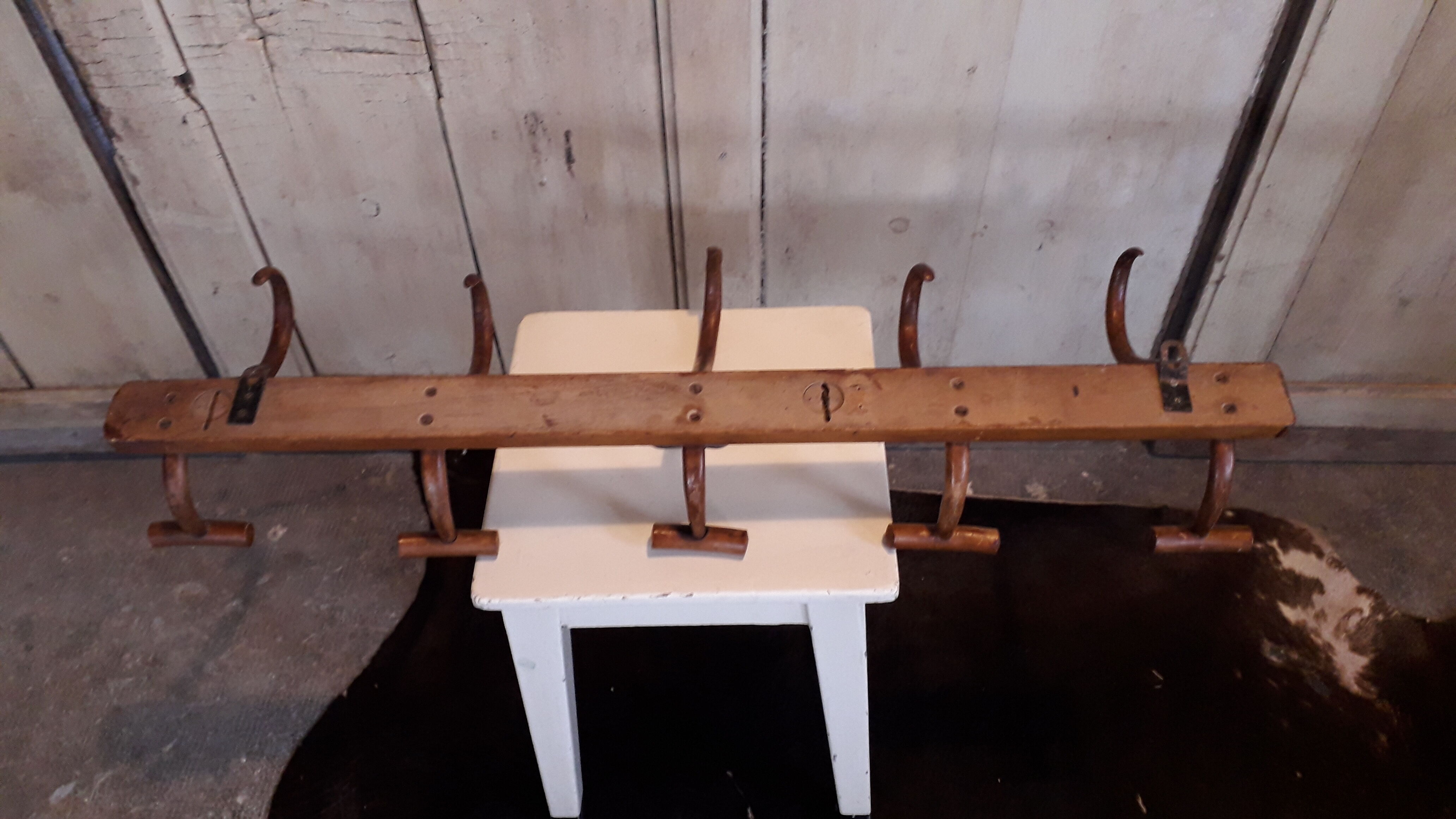 Hanger curved wooden