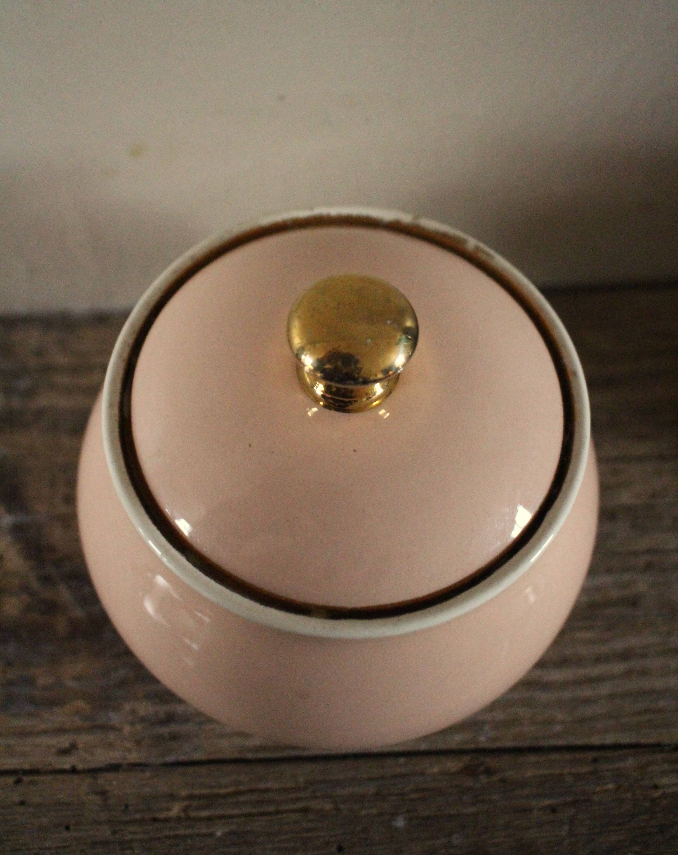 Sucrier rose poudré doré Villeroy Boch