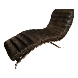 Chaise Longue Weimar en cuir