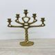 Mid-century large brutalist solid bronze candleholder, 1970s