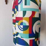 Alabaster lamp and custom-made shade
