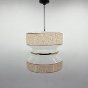 Mid-century glass pendant, 1980's, czechoslovakia