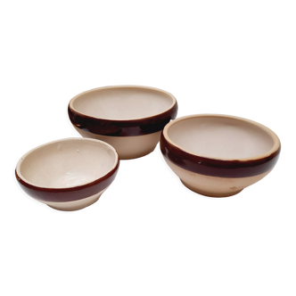 Lot 3 stoneware terrines