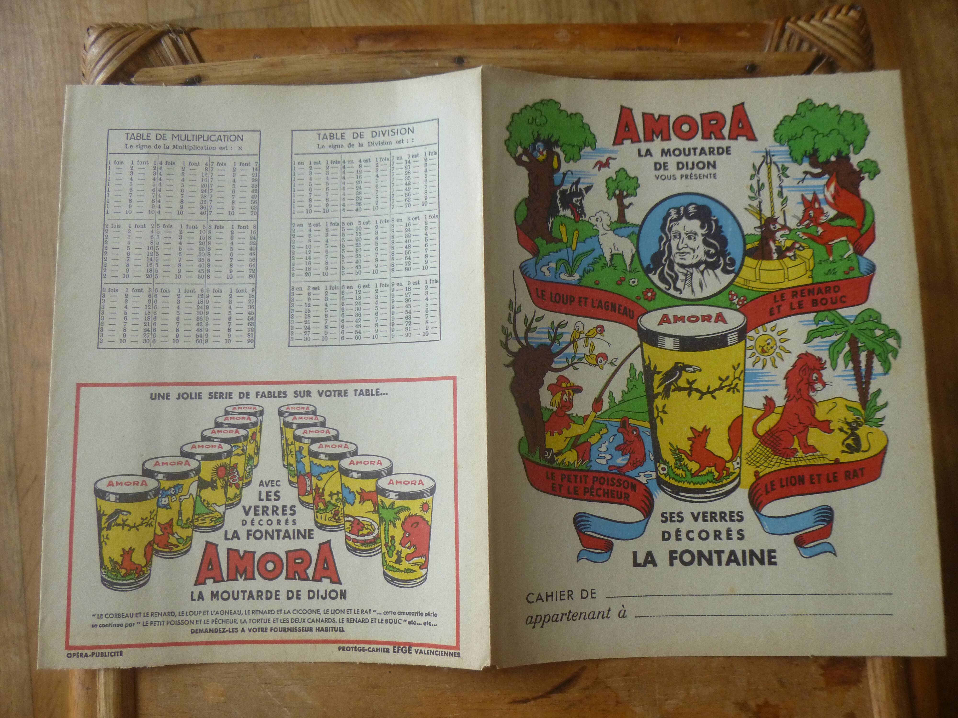 Advertising poster 1950s amora