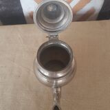 Oriental teapot silver metal