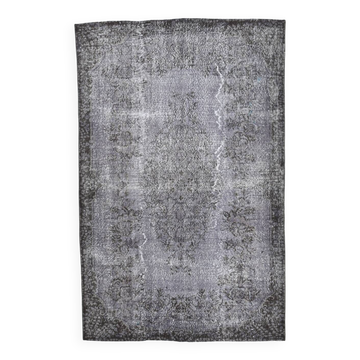 5x9 Rug For Living Room Blue Gray Floral Vintage Area Rug, 170x268Cm SK 1390