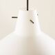 Italian mid century modern opaline glass pedant lamp, 1970s