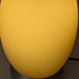 Translucent yellow ovoid lamp