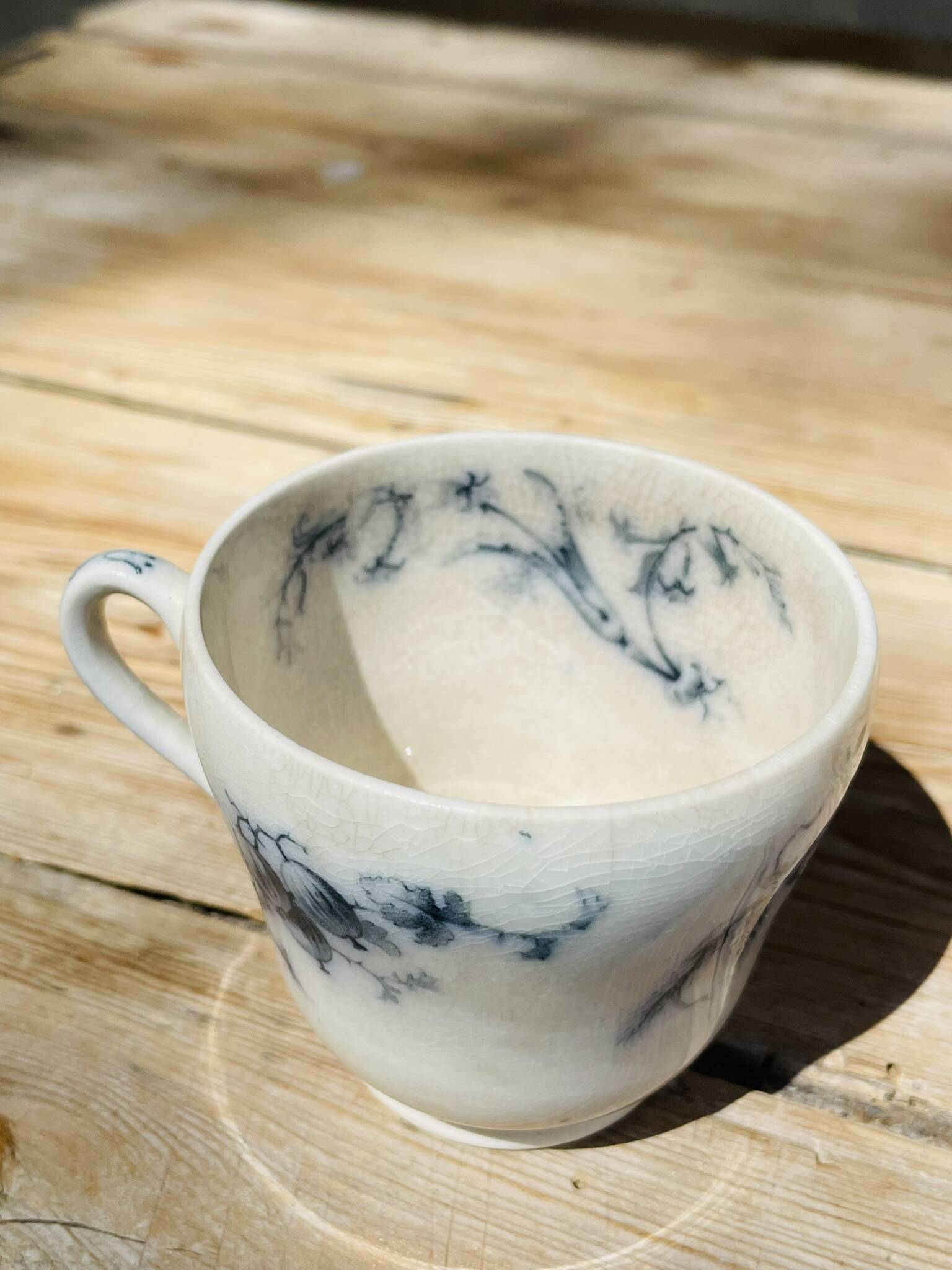 Antique ironstone cup