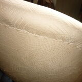 Chair Toad in cloth turned wooden legs