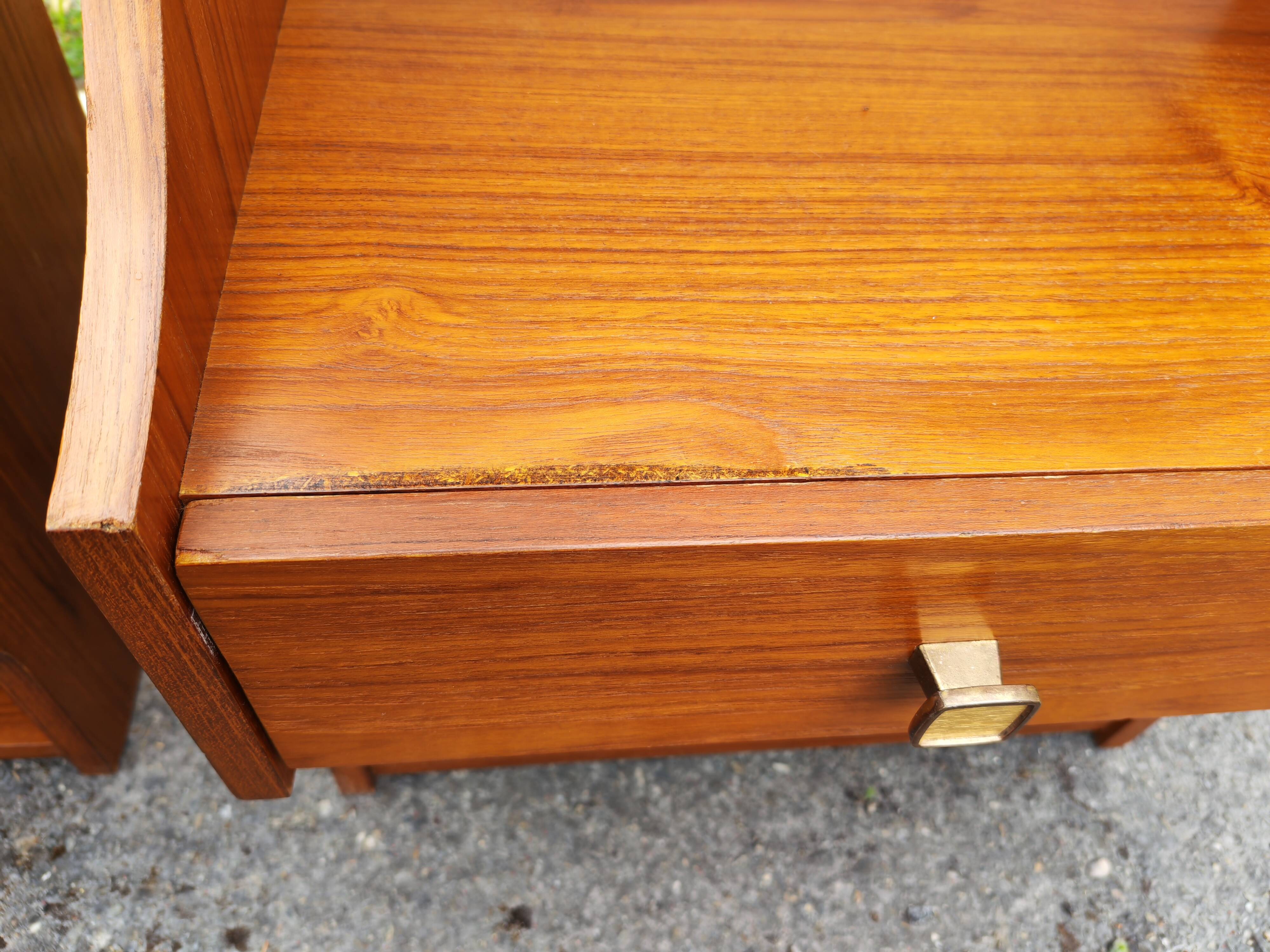 Paire de chevets scandinaves