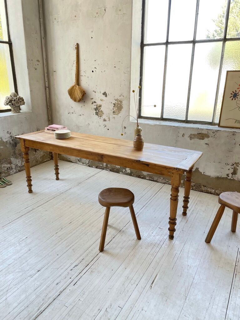 Farm table bistro pine and cherry 210cm