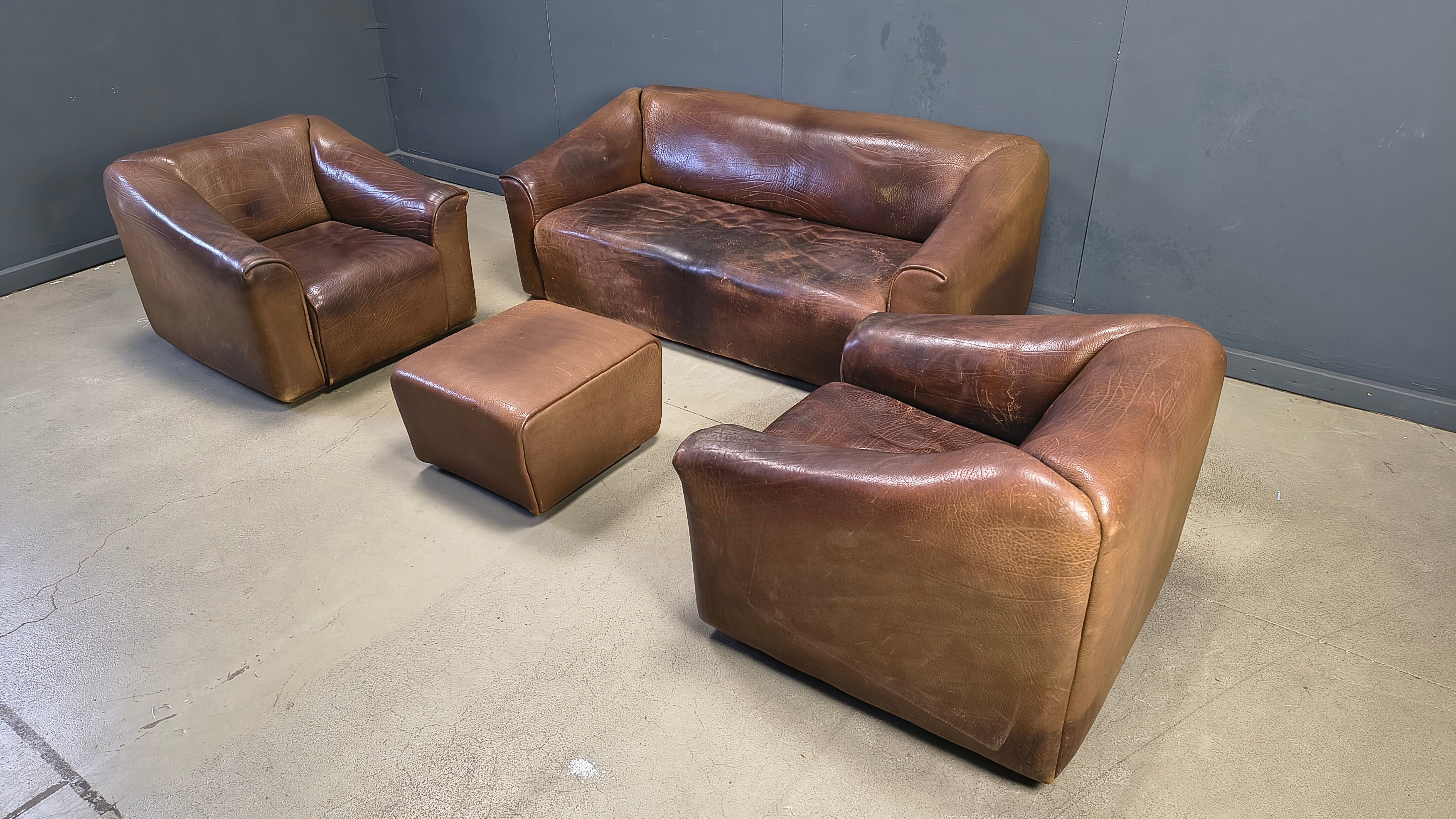 De Sede DS47 sofa set, 1960s