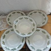 9 assiettes creuses Terre de fer Badonviller