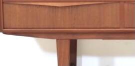 Scandinavian teak sideboard and chest of drawers