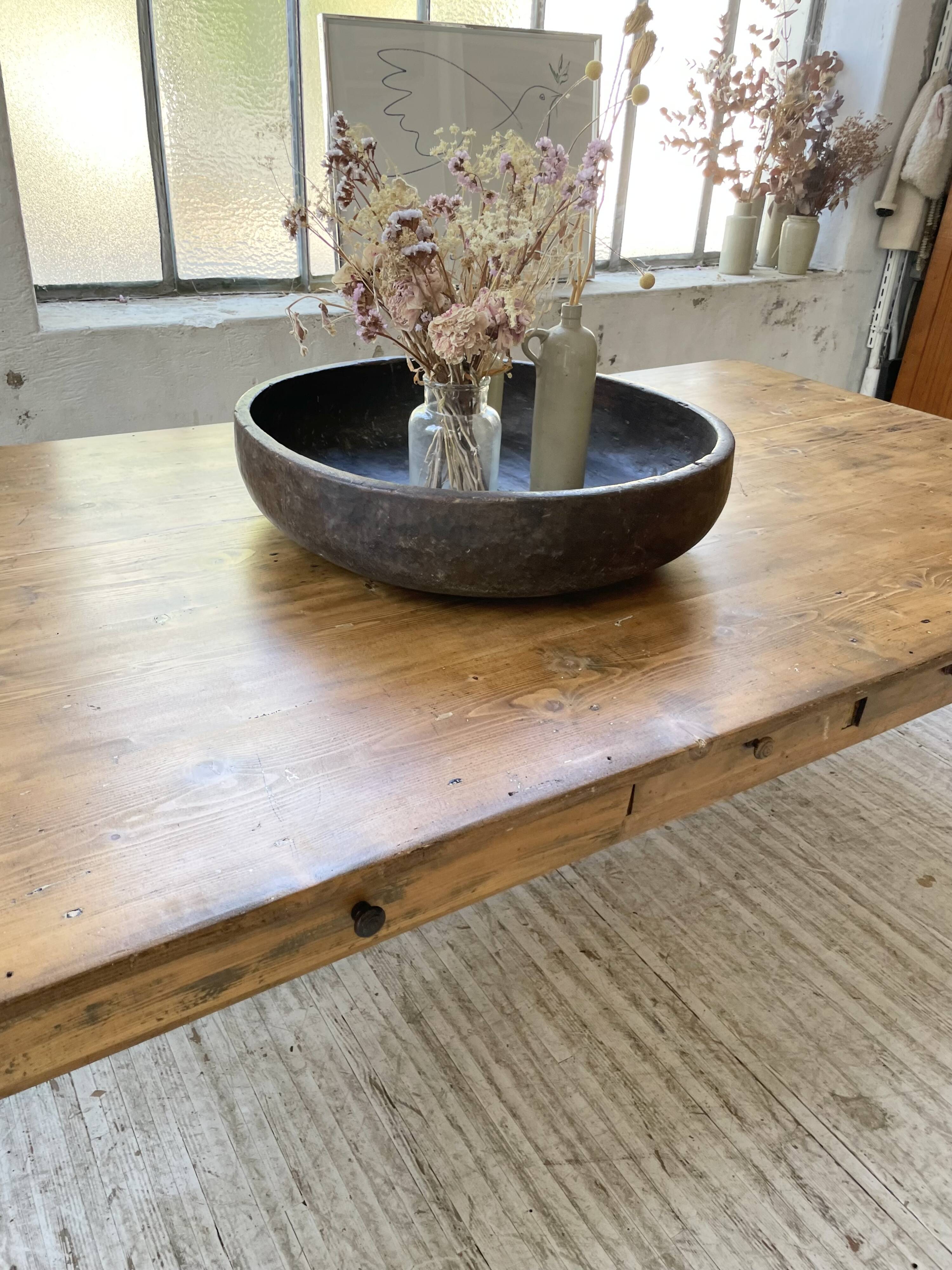 Plat en bois berbère XXL