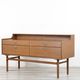 Midcentury Meredew Sideboard / Chest Of Drawers In Walnut. Vintage Modern / Retro / Scandinavian / D