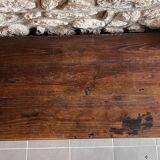 Antique rustic chest (maie) in solid wood
