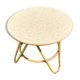 Small table in vintage rattan 1960