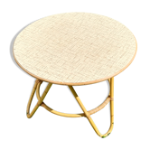 Table en rotin vintage 1960