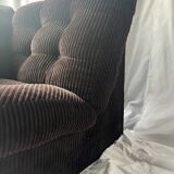 Corduroy fireside chair, 1970s