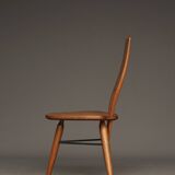 Italian Oak Side Chair, 1950s
