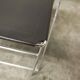 Set of 3 minimalist X line chairs by Niels Jorgen Haugesen.